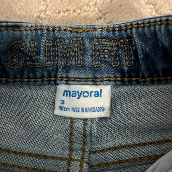 Mayoral Toddler Size 3 Jeans- 3 pair - Picture 5 of 7